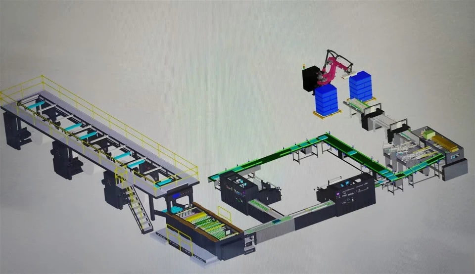 CHM A3&A4 Cut Size Sheeting And Packing Equipment high quality